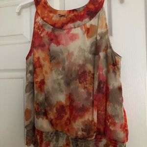 Sleeveless summer blouse